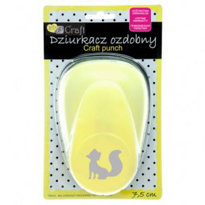 Dziurkacz ozdobny dpCraft 7,5cm Lis
